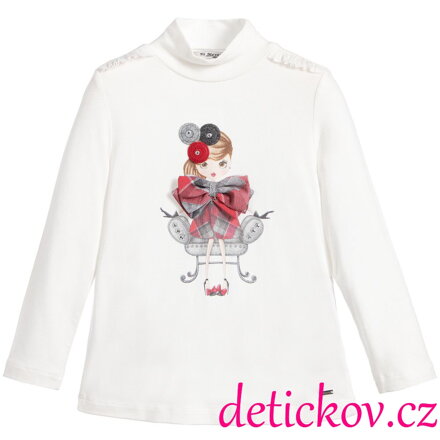Mayoral mini girl triko se stojáčkem ,,Křesílko  červené ,, b.035