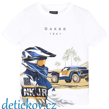 Mayoral boy tričko ,,Dakar,, bílé