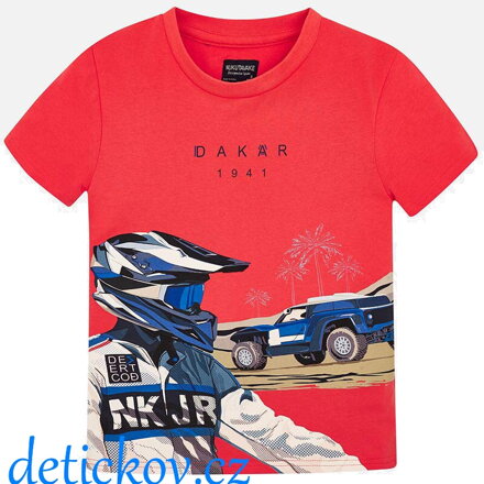 Mayoral boy tričko ,,Dakar,, červené