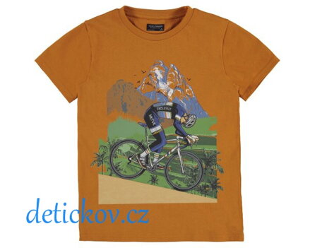 Mayoral boy tričko ,,Cyklista,, jantarové
