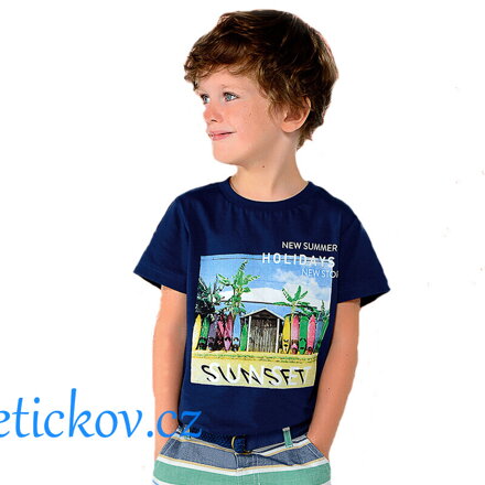 Mayoral mini boy tričko ,, Sunset ,, modré