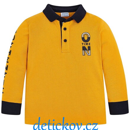 Mayoral mini boy piké polo žluté ,, Escapes,,