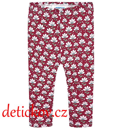 Mayoral baby girl pohodlné legíny ,,Kytičky,, b. 27