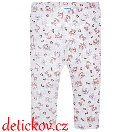 Mayoral baby girl pohodlné legíny ,,Veverky,, b. 28