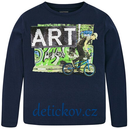 Mayoral boy triko dlouhý rukáv ,, Art ,, modré