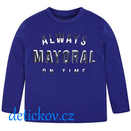 Mayoral mini boy tričko BASIC b.modrá 048