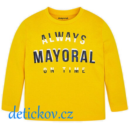 Mayoral mini boy tričko BASIC b.žlutá 050