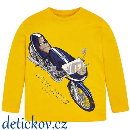 Mayoral mini boy triko ,,Hight speed,, žluté