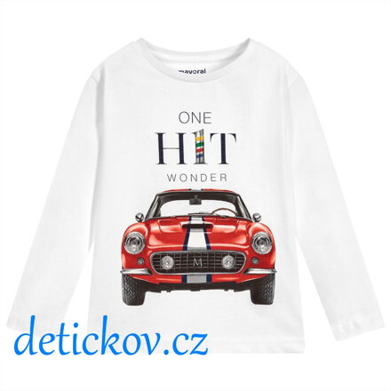 Mayoral mini boy triko ,,One hit ,, krémové