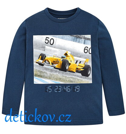 Mayoral mini boy triko ,,Formule,, modré