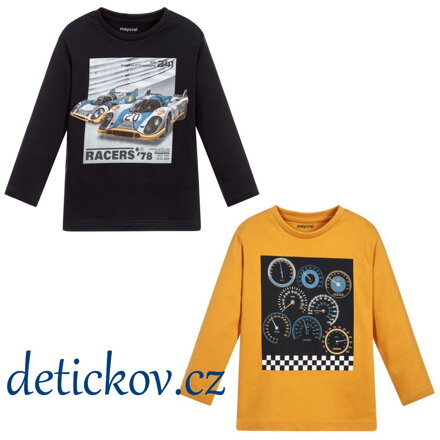 Mayoral mini boy set 2 ks tričko medový
