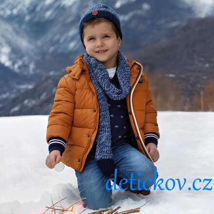 Mayoral mini boy prošívaná zimní bunda hořčicová