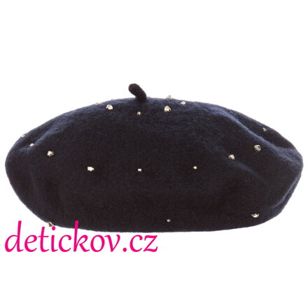 Mayoral dívčí vlněný baret tmavě modrý