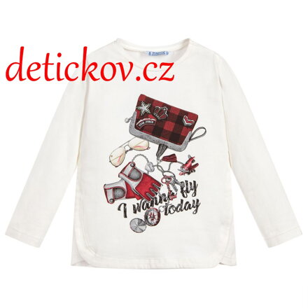 Mayoral mini girl triko ,,Poklad v červené kabelce,, b. 023