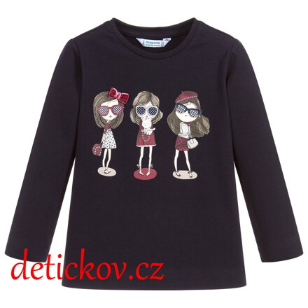 Mayoral mini girl triko ,,Holky,, tmavě modré