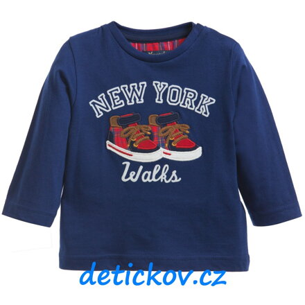 Mayoral baby tričko ,,Tenisky,, modré