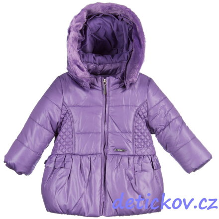 Mayoral baby zimní kabátek fialový