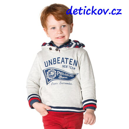 Mayoral mini boy mikina světlý melír ,,PHILADELPHIA,,