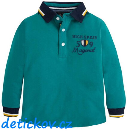 Mayoral mini boy polo zelené ,, Hight speed,, 
