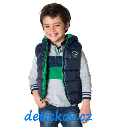 Mayoral mini boy polo zelený pruh ,,Pětka,,