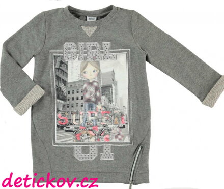 Mayoral mini girl zimní šaty ,,SUPER GIRL  ,,