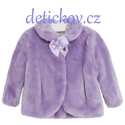 Mayoral baby girl zimní kabátek - kožíšek lila