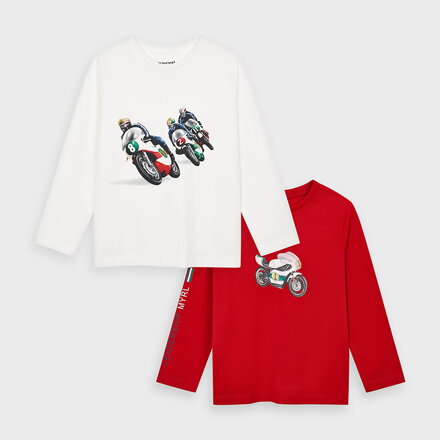 Mayoral mini boy set dvou triček s dlouhým rukávem b. 041
