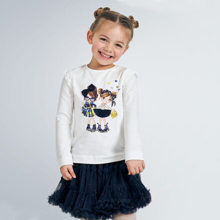 Mayoral mini girl triko s dlouhým rukávem b. 078