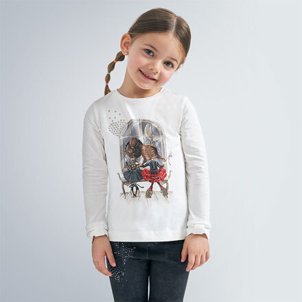 Mayoral mini girl triko s dlouhým rukávem b. 079