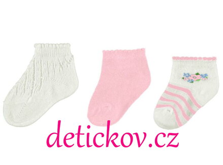 3 pack ponožek Mayoral baby girl růžové 