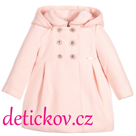 Mayoral baby zimní flaušový kabátek růžový