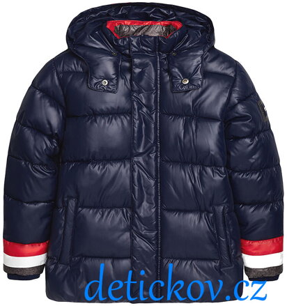 Mayoral boy  juniorská prošívaná zimní bunda tmavě modrá