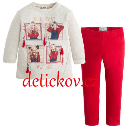 Mayoral mini girl komplet s legínkami ,, Make today,,