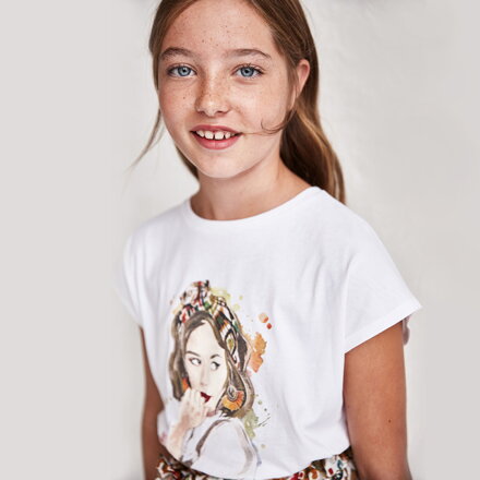 Mayoral girl triko s krátkým rukávem b. 076