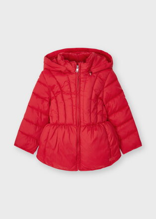 Mayoral mini girl zimní kabát červený b. 042