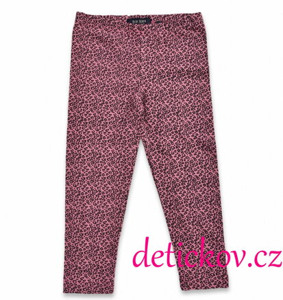 BS mini girl dlouhé legínky růžové ,Zvířecí vzor,