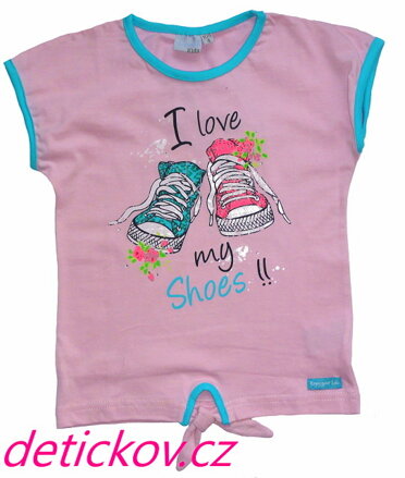 dětské tričko BS ,,My Shoes,, růžové