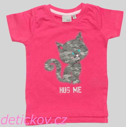 růžové dívčí tričko BS ,,HUG ME,,