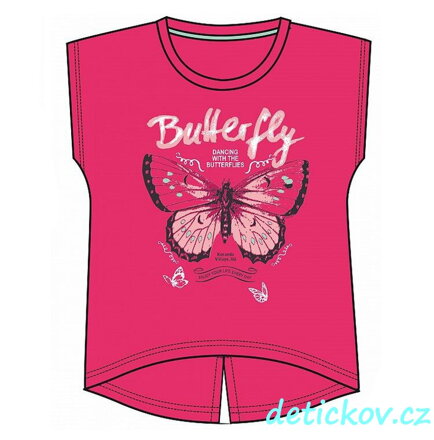 dětské tričko BS ,,Butterfly ,, růžové