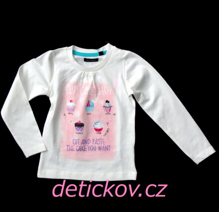 smetanové  dívčí tričko ,,Cupcake,,