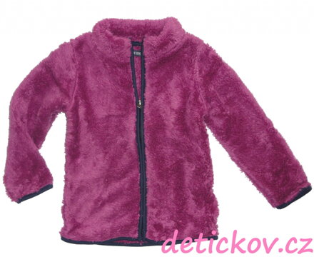 BS mini girl tmavě purpurová chlupatka