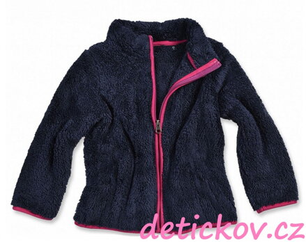 BS mini girl tmavě fialovo-modrá  chlupatka