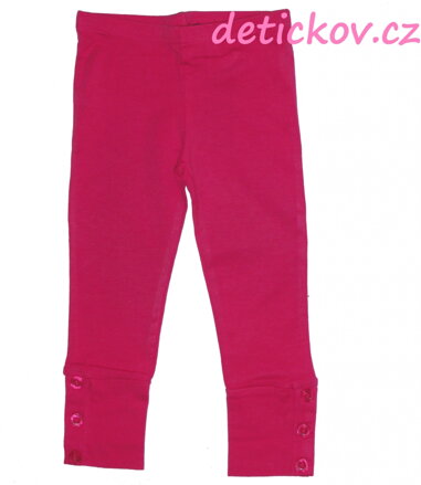 BS mini girl dlouhé  legínky růžové s knoflíky