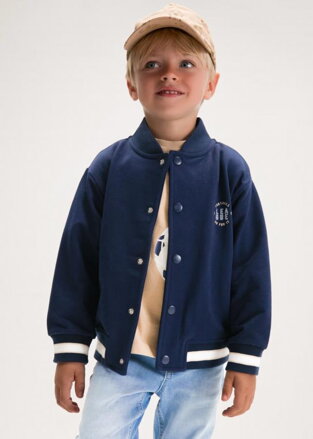Mayoral mini boy propínací modrá mikina "Football" b. 092