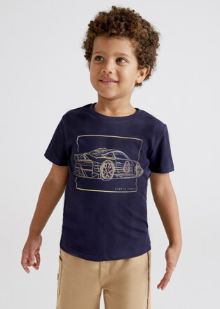 Mayoral mini boy tričko "Sporťák" modré b. 077