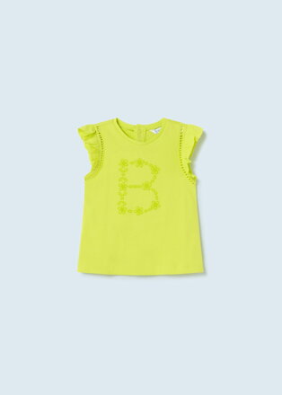 Mayoral baby girl žluté tričko "B" b. 086