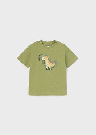 Mayoral baby boy zelené triko "Dinosaur" b. 014