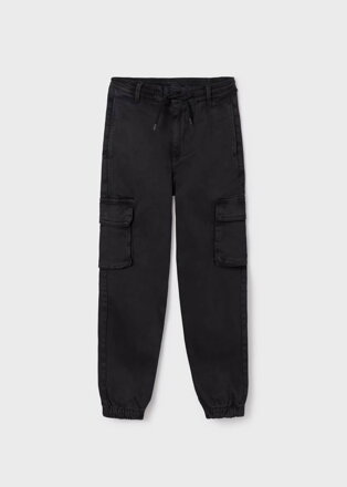 Mayoral boy černé pohodlné kalhoty b. 074