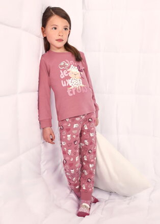 Mayoral mini girl růžové pyžamo "Ovečky" b. 025