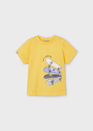 Mayoral mini boy tričko žluté "Skate" b. 011